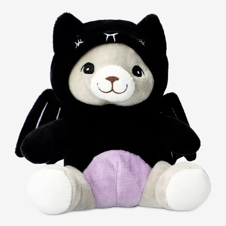 Oferta de Peluche - Gato con disfraz de murciélago por 7€ en Flying Tiger