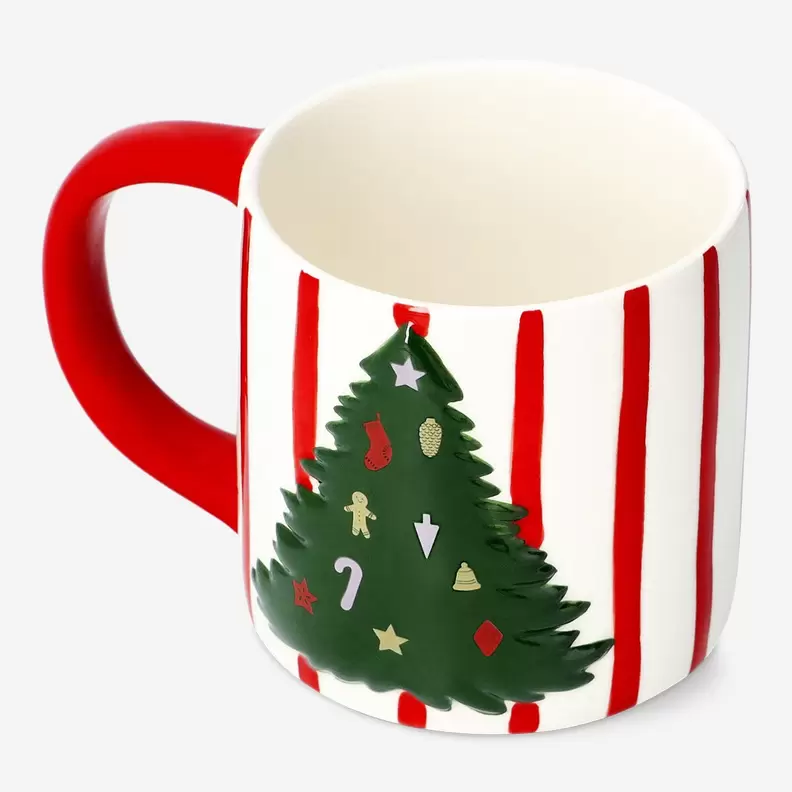 Oferta de Taza de Navidad a rayas - 400 ml por 6€ en Flying Tiger