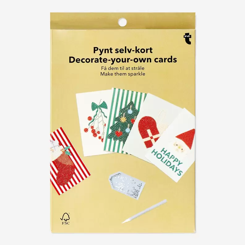 Oferta de DIY Navidad Tarjetas por 4€ en Flying Tiger