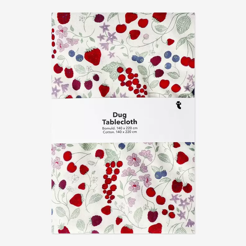 Oferta de Mantel con motivo frutos del bosque -220x140 cm por 14€ en Flying Tiger