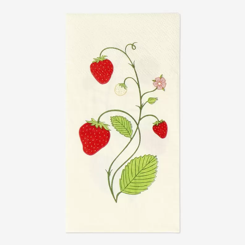 Oferta de Servilletas con estampado de fresas - 16 uds por 1€ en Flying Tiger