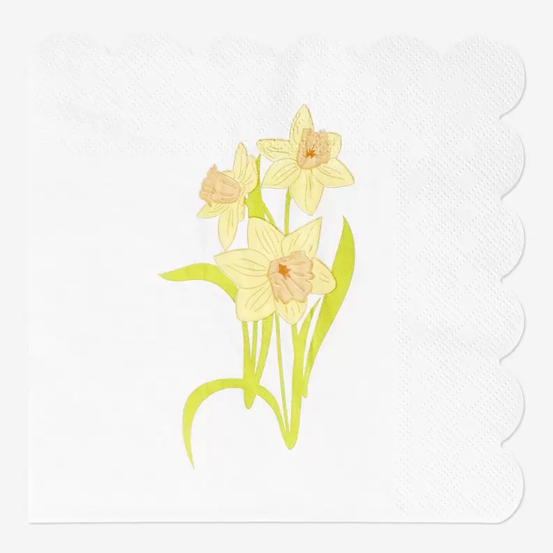 Oferta de Servilletas florales - 16 uds por 1,5€ en Flying Tiger