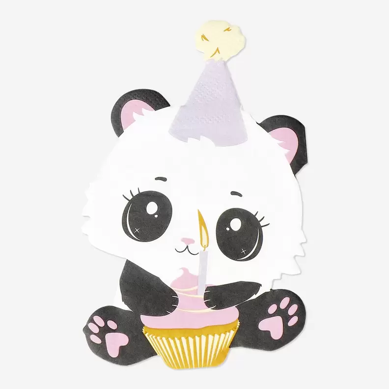 Oferta de Servilletas de animales para cumpleaños - 16 uds por 1,5€ en Flying Tiger