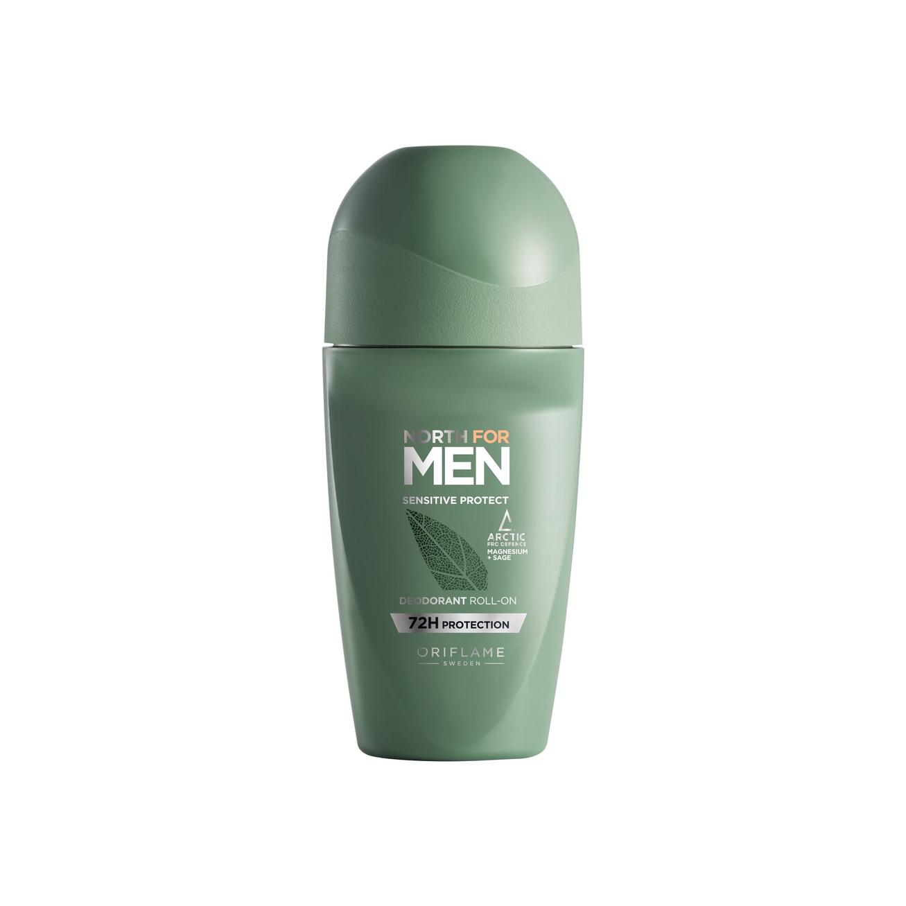 Oferta de Desodorante Roll-On Sensitive Protect North For Men por 8€ en Oriflame