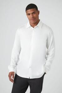 Oferta de Satin Long-Sleeve Shirt por 31€ en Forever 21