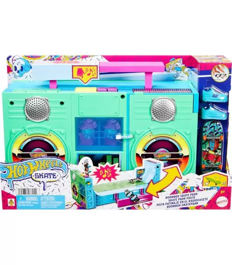 Oferta de HOT WHEELS SKATE PISTA DE PATINAJE – PLAYSET CON RADIOCASSETTE por 25€ en Panre