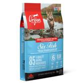 Oferta de Pienso Orijen Six Fish con pescado para gatos adultos con pescado por 25,16€ en Pet clic