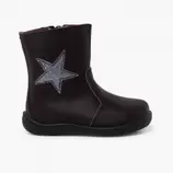 Oferta de Botas niña estrella piel lavable por 44,95€ en Pisamonas