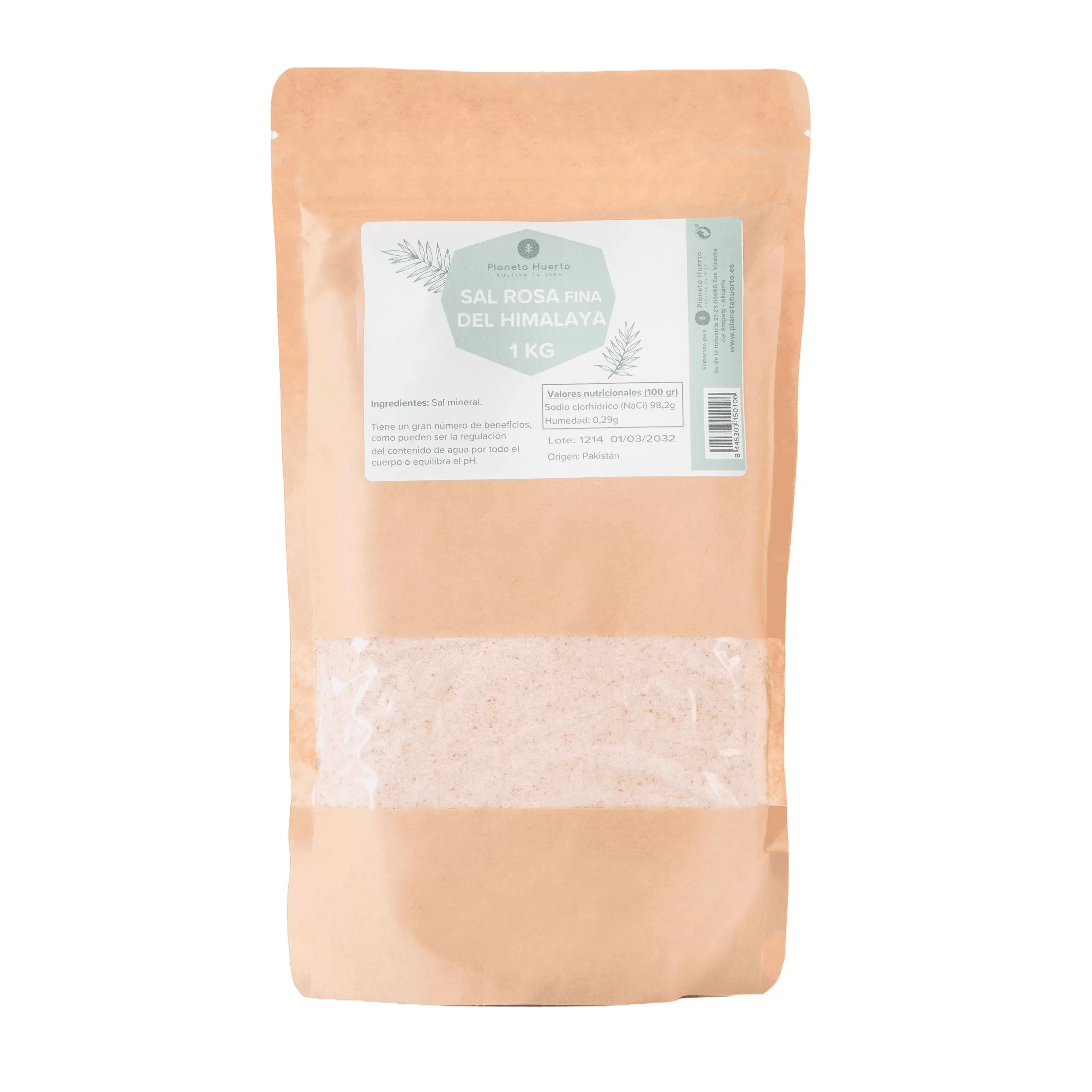 Oferta de Sal rosa del Himalaya Planeta Huerto 1 kg por 1,95€ en Planeta Huerto