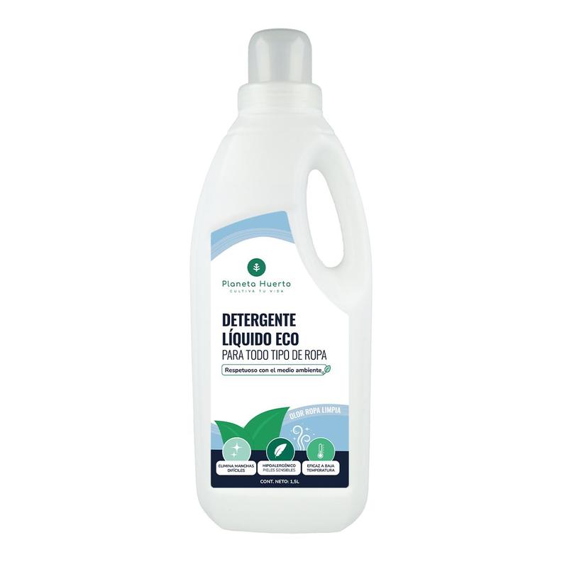 Oferta de Detergente Líquido Ropa ECO (Aroma natural a ropa limpia) Planeta Huerto   1,5 Litros por 7,1€ en Planeta Huerto