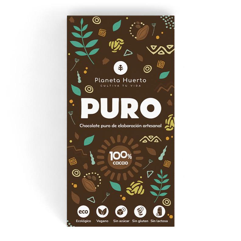 Oferta de Tableta 100% cacao ECO Planeta Huerto 100 gr por 2,95€ en Planeta Huerto