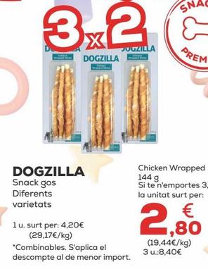 Oferta de Snacks para mascotas por 4,2€ en Kiwoko
