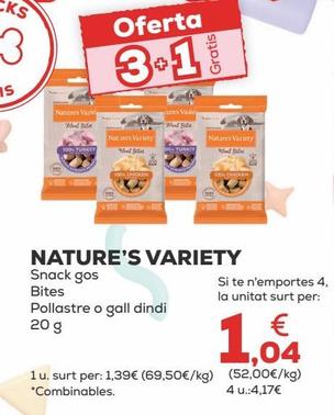Oferta de Snacks para mascotas por 1,39€ en Kiwoko