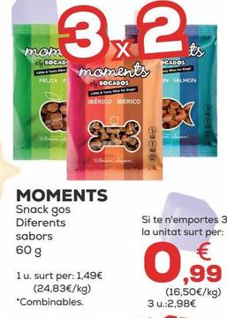 Oferta de Snacks para mascotas por 1,49€ en Kiwoko