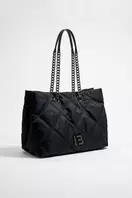 Oferta de Bolso shopper grande nylon negro por 114€ en Bimba & Lola