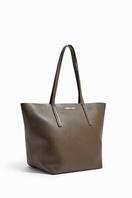 Oferta de Bolso shopper L piel topo por 137,5€ en Bimba & Lola