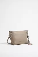 Oferta de Bolso trapecio mediano piel topo por 148,5€ en Bimba & Lola