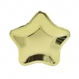 Oferta de 8 PLATOS PAPEL ESTRELLA DORADOS 18CM por 3€ en Party Fiesta