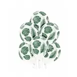 Oferta de 6 GLOBOS LÁTEX HOJAS VERDES PREMIUM 30CM por 4€ en Party Fiesta