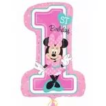 Oferta de GLOBO FORMA NÚMERO 1 MINNIE por 9€ en Party Fiesta