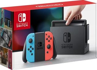 Oferta de Nintendo Switch, 32GB + Joy-Con Azul/Rojo Neon, Caja por 240€ en CeX