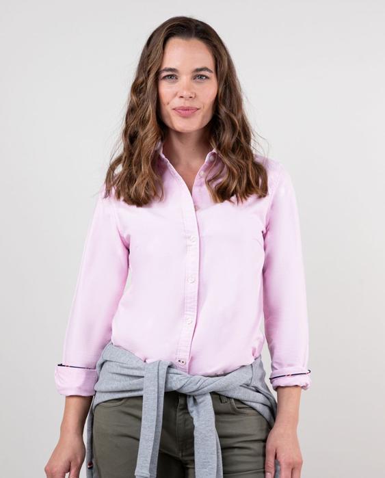 Oferta de Camisa Oxford Rosa por 59,9€ en El Ganso