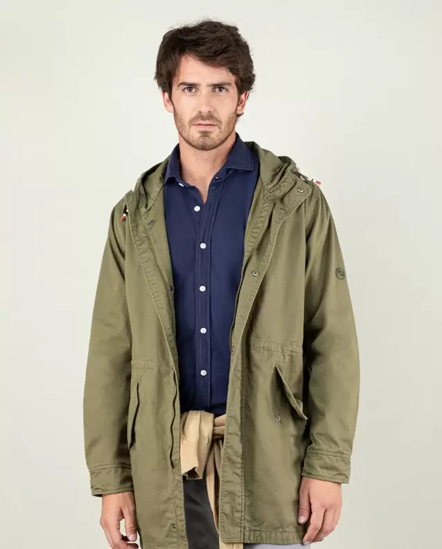 Oferta de Parka Gasolinera Casual Verde por 149,9€ en El Ganso