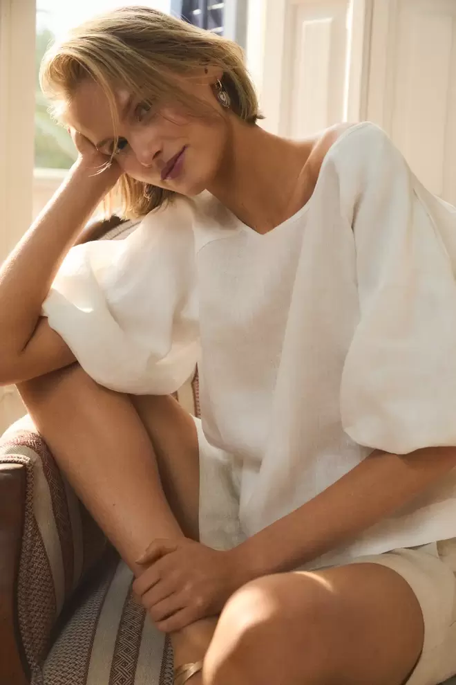Oferta de BLUSA LINO FRIDA por 74€ en ese O ese