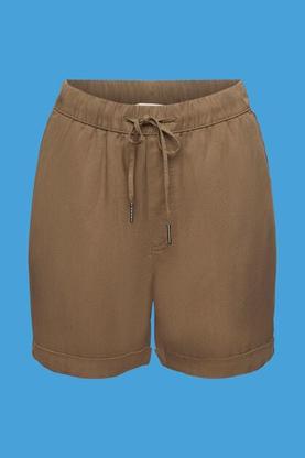 Oferta de Pantalón corto TENCEL™ con lazada en la cintura por 14,99€ en ESPRIT