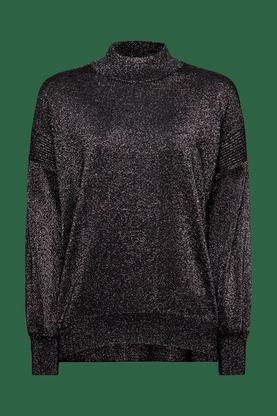 Oferta de Jersey de cuello alto con efecto brillante por 39,99€ en ESPRIT