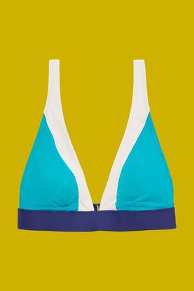 Oferta de Top de bikini con relleno y diseño de bloques de color por 16,99€ en ESPRIT