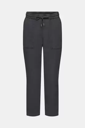 Oferta de Pantalón jogger tobillero de felpa de sarga por 48,99€ en ESPRIT