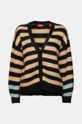 Oferta de Cárdigan con mezcla de lana mohair por 79,99€ en ESPRIT