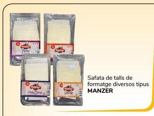 Oferta de Safata de talls de formatge diversos tipus Manzer por 1€ en Supeco