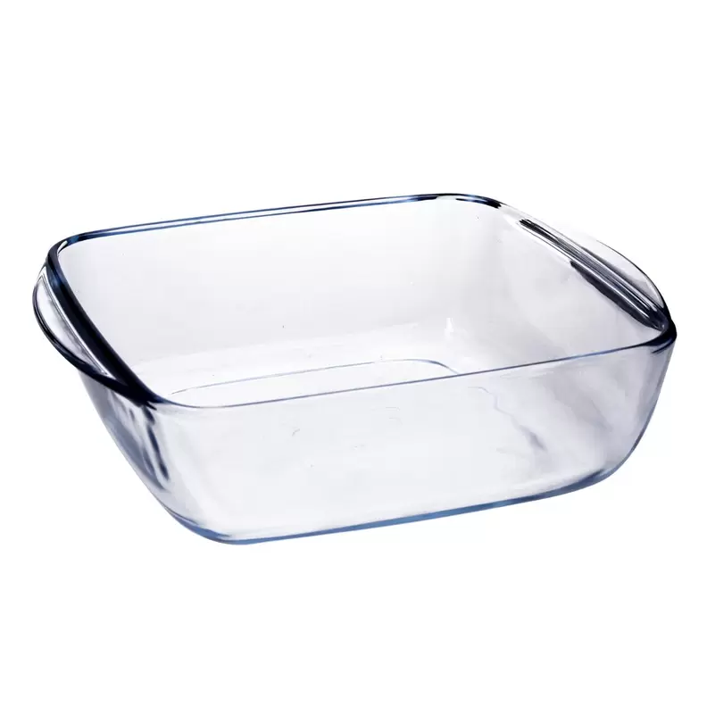 Oferta de Fuente cuadrada  25x22cm - 2,2L vidrio Airfryer Pyrex por 8,9€ en Ohgar