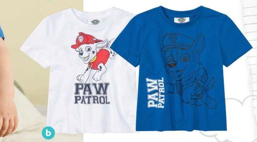 Oferta de Pack De 2 Camisetas De Licencias Patrulla Canina por 7,99€ en Lidl