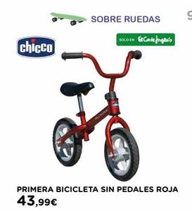 Oferta de Bicicletas Chicco en El Corte Inglés