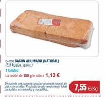 Oferta de Bacon ahumado Ideal en Abordo