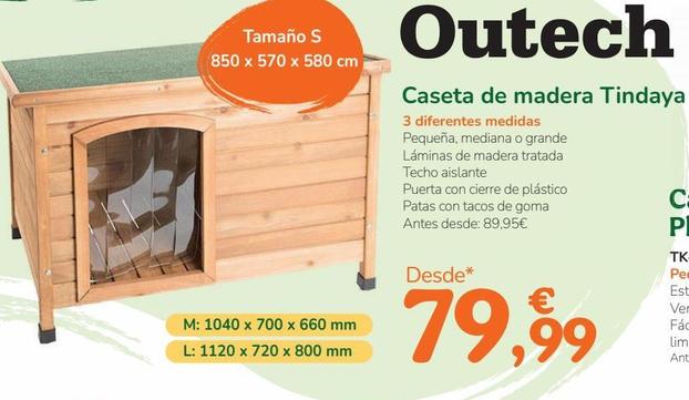 Oferta de Caseta para perros por 79,99€ en Tiendanimal