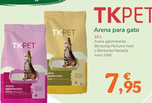 Oferta de Arena para gatos por 7,95€ en Tiendanimal
