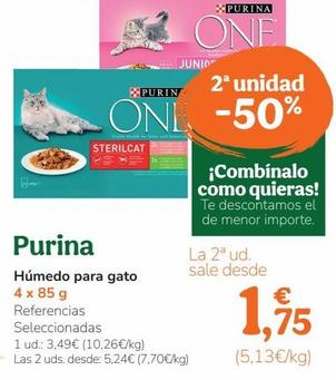 Oferta de Paté para gatos Purina por 3,49€ en Tiendanimal