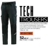 Oferta de Pantalones Tech por 5285€ en Coferdroza