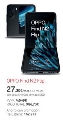 Oferta de Find n2 flip por 986,73€ en Vodafone