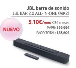 Oferta de Barra de sonido por 183,6€ en Vodafone