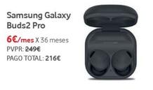 Oferta de Galaxy buds2 pro por 216€ en Vodafone