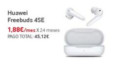 Oferta de Freebuds 4SE por 45,12€ en Vodafone