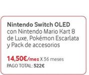 Oferta de Switch OLED por 522€ en Vodafone