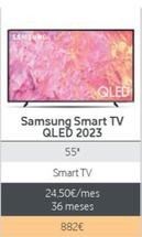 Oferta de Smart TV QLED 2023 por 882€ en Vodafone
