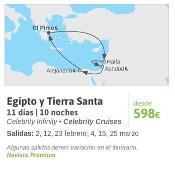 Oferta de Egipto Y Tierra Santa 11 Días | 10 Noches por 598€ en Viajes El Corte Inglés