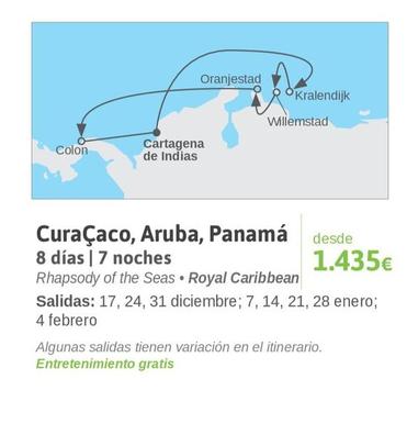 Oferta de Curaçaco, Aruba, Panamá por 1435€ en Viajes El Corte Inglés